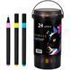 Маркер акриловий круглий Acrylic Marker набір 24шт Cat №3371-24/0111 у пластиковому відерці
