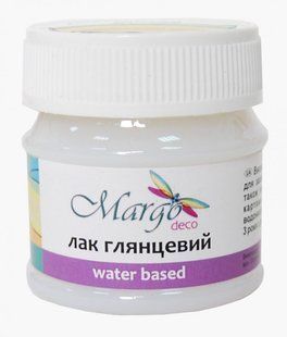 Лак глянц. на водній основі Margo Glossy 50мл 005169