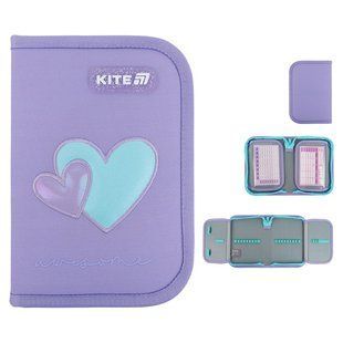 Пенал 1 отделение с 2 отворотами Kite мод 622 Awesome K25-622-5