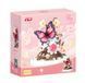 Конструктор 3D у колбі Flower Butterfly 6,8*8,5см, 126 дет №2541