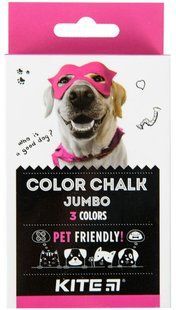 Крейда кол. 3шт. Kite Jumbo Dogs K22-077