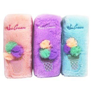 Косметичка-пенал Stathouse 8849 МЕХ Ice Cream, асорті