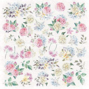 Набір карток - картинок для декору Фабрика Декору 02049 Shabby garden