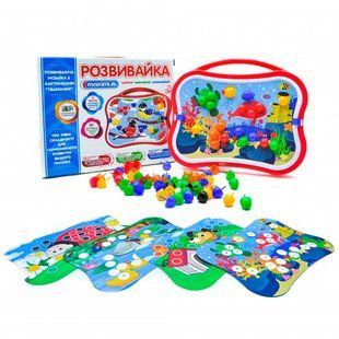 Игра DankoToys Maximus Мозайка Розвивайка 77эл. + 10 картинок 5423