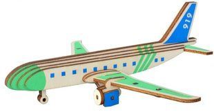 Модель 3D дерев'янна сборна WoodCraft XA-G040H Літак 19,5*18,4*3,5см
