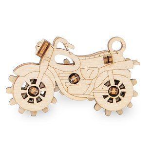 Деревянная сборная механическая 3D модель EVA Eco-Wood-Art BIKE 000549