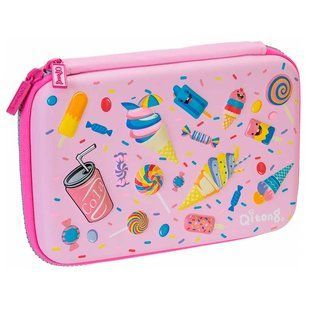 Косметичка-пенал Cool For School Qitong PU QT-5650-Rosered