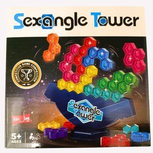 Игра настольная 4FUN Game логическая Sexangle Tower 929-27
