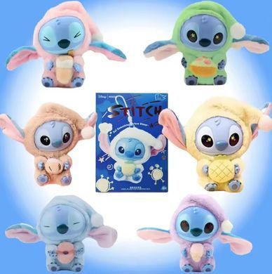 Игрушка фигурка-брелок Стич Stitch Лабубу 15см, цвет - сюрприз RMB69