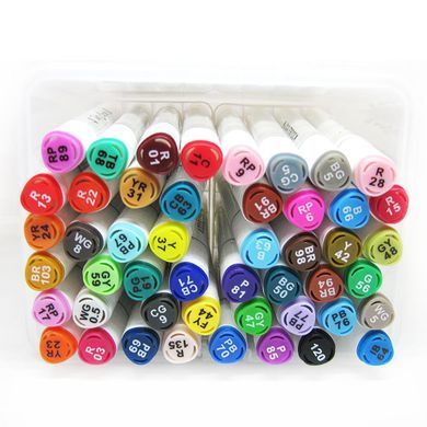 Маркер двустор. SketchMarker Josef Otten/M&S Twin для паперу набір 48шт тригранні 0228-48/2588-48 пласт. бокс