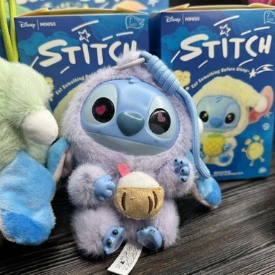 Игрушка фигурка-брелок Стич Stitch Лабубу 15см, цвет - сюрприз RMB69