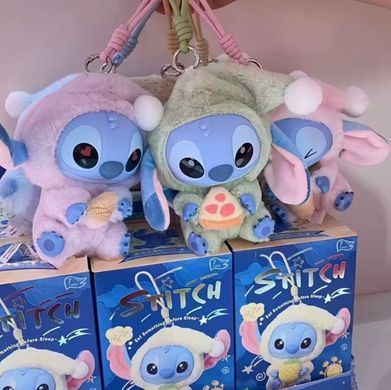 Игрушка фигурка-брелок Стич Stitch Лабубу 15см, цвет - сюрприз RMB69