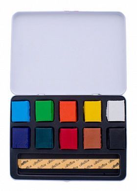 Акв фарби Aqua Brique 10 кл. + спонж, Cretacolor Aqua Brique 41510