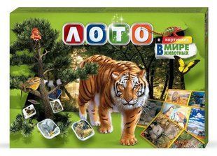 Игра детская DankoToys DT L40Ж Лото - В мире животных