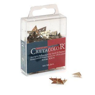 Кнопки для шелка Cretacolor треугольные 100шт