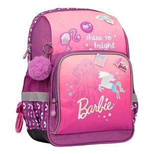 Рюкзак (ранець) м'який 1Вересня Yes 555484 S-60 Barbie Ergo 39*28*14см