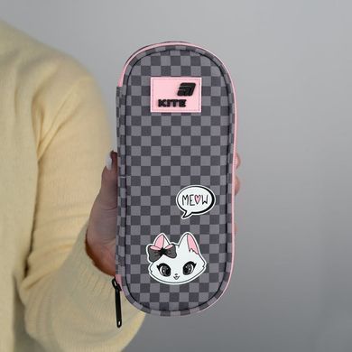 Пенал мягкий Kite мод 599 Meow K26-599-13