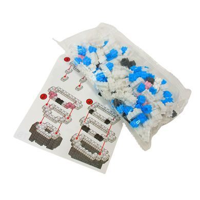 Конструктор 3D Blocks Bricks DMXC Мультяшки, кор. 11,5*8*4см, 180 дет С-1015