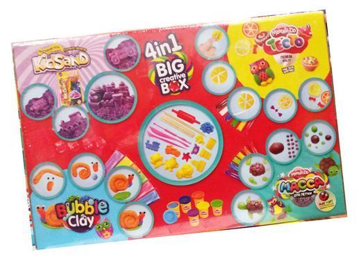 Масса для лепки DankoToys BCRB-01-01 Big Creative Box 4в1