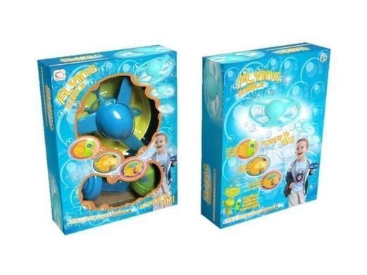 Іграшка Умняшка 0605 Long Bin Toys Летюча тарілка що запускає бульбашки