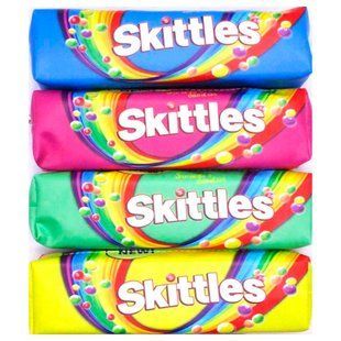 Косметичка-пенал Лидер PVC 20*6*3см, Skittles мікс №887-28