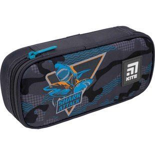 Пенал мягкий Kite мод 662 Shark attack K21-662-2