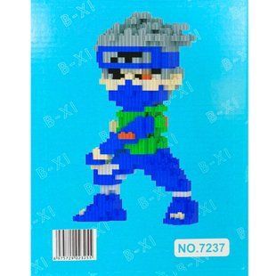 Конструктор 3D Magic Blocks Наруто Какаши 23см 1031 дет, №7237