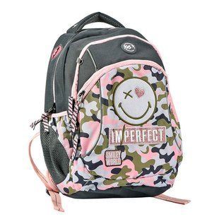 Рюкзак (ранець) м'який 1Вересня Yes 558298 Smiley World Military girl T-45 42*30*16см
