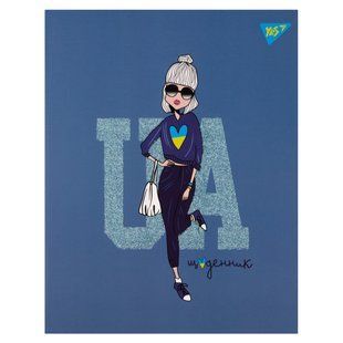 Школьный дневник Yes 911541 интегральный переплет Girl UA