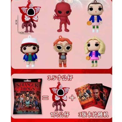 Игрушка фигурка-брелок Stranger Things 6см Странные дела, упаковка - сюрприз 854129/899496