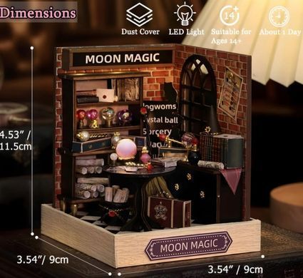 Конструктор Румбокс Кукольный домик Diy House CuteRoom QT-085 Moon Magic Магия Луны