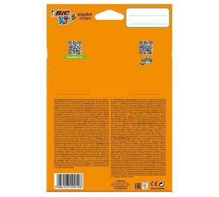 Карандаши цветные 18цв. BIC Kids Evolution Stripes 950524