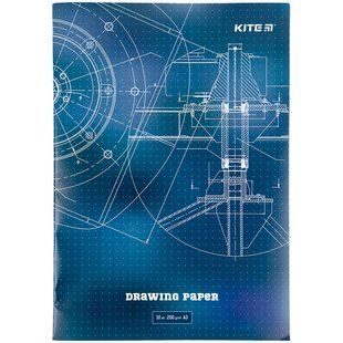 Папір для креслення А3 ПАПКА 10арк 200г/м Kite K23-270