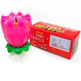 Свічка для торта Josef Otten музична Flower Candle 6296