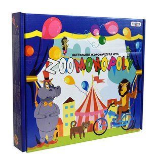 Игра настольная Strateg 7006 Зоо монополия
