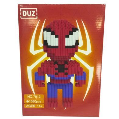 Конструктор 3D Magic Blocks Spider Man кор.24см 1580 деталей №7812