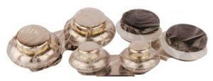 Олійниця метал подвійна D.K. Art-Craft з кришкою d:6*12,5см 157102