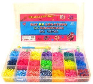 Набір плетіння гумками Rainbow Loom 4200шт. + станок + аксесуари МА-23-8/2200-2/7*4