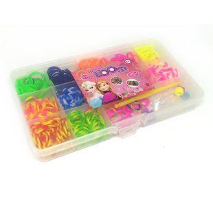 Набір плетіння гумками Rainbow Loom 360шт. + рогатка + гачок +аксесуари №03-360/МА-23-9/13944