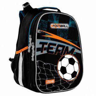 Рюкзак (ранец) школьный каркасный 1Вересня 558215 Team football H-25 36*27*16см