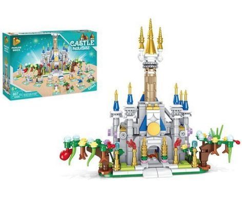 Конструктор 3D Blocks Brick Panlos 12в1 Сказочный замок, кор. 38*26*6см, 607 дет. 633056
