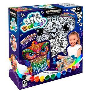 Набор для творчества DankoToys DT COWL-01-01 Рюкзачок - раскраска My Color Owl-Bag