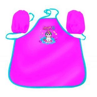 Фартук для художника Kidis 8038 з нарукавниками дитячий, 34,5*50см Unicorn Dreams