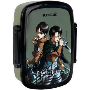 Ланчбокс Kite мод 163 +ложка та виделка AT25-163 Attack on Titan