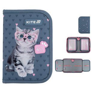 Пенал 1 отделение с отворотами Kite мод 622 Studio Pets SP25-622-1