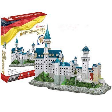 Конструктор 3D CubicFun Замок Нойванштайн оновлений MC062h-2