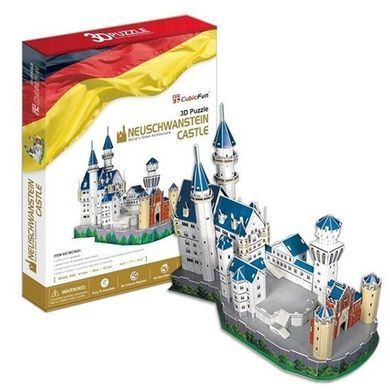 Конструктор 3D CubicFun Замок Нойванштайн оновлений MC062h-2
