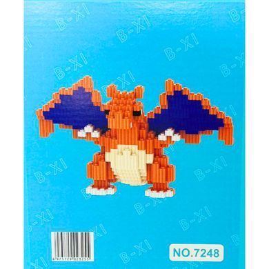 Конструктор 3D Magic Blocks Дракон 23см 1031 дет, №7248