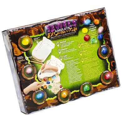 Набір для творчості DankoToys DT JAEX-01-* розкопки Jewels Amulets Excavation