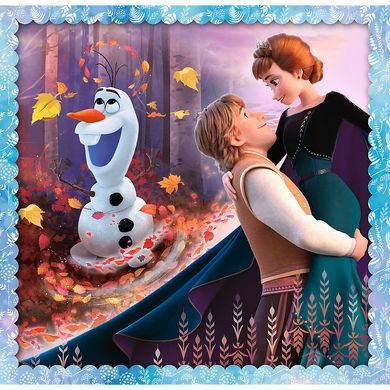 Пазлы Trefl 3в1 20-50 эл. 34853 Frozen, Магическая история